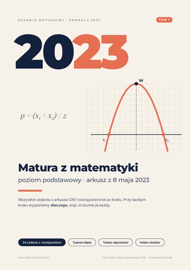 Okładka tomu Matura 2023