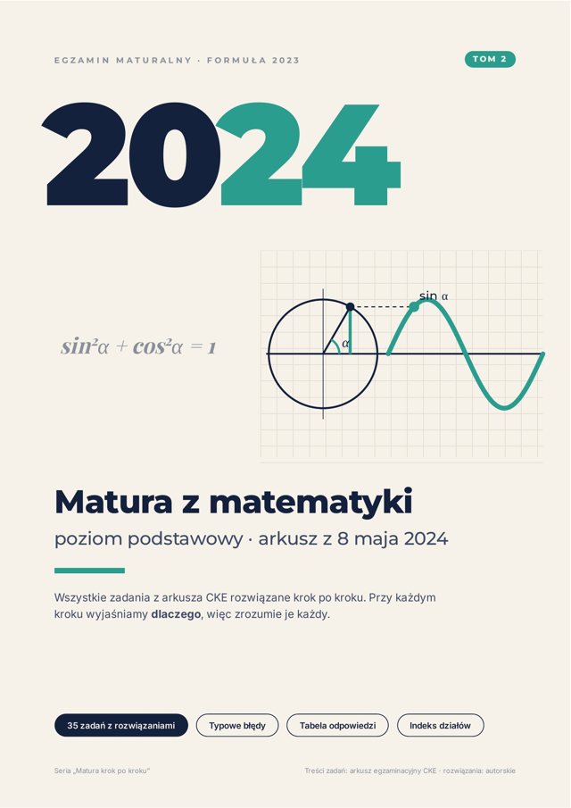 Okładka tomu Matura 2024