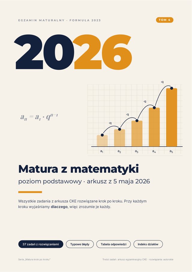 Okładka tomu Matura 2026